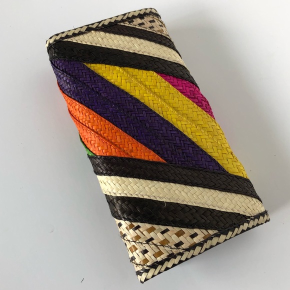 Colorful woven wallet - Picture 3 of 7